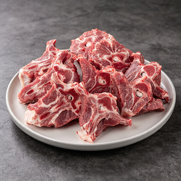 Raw Cut Lamb Spine Chunks