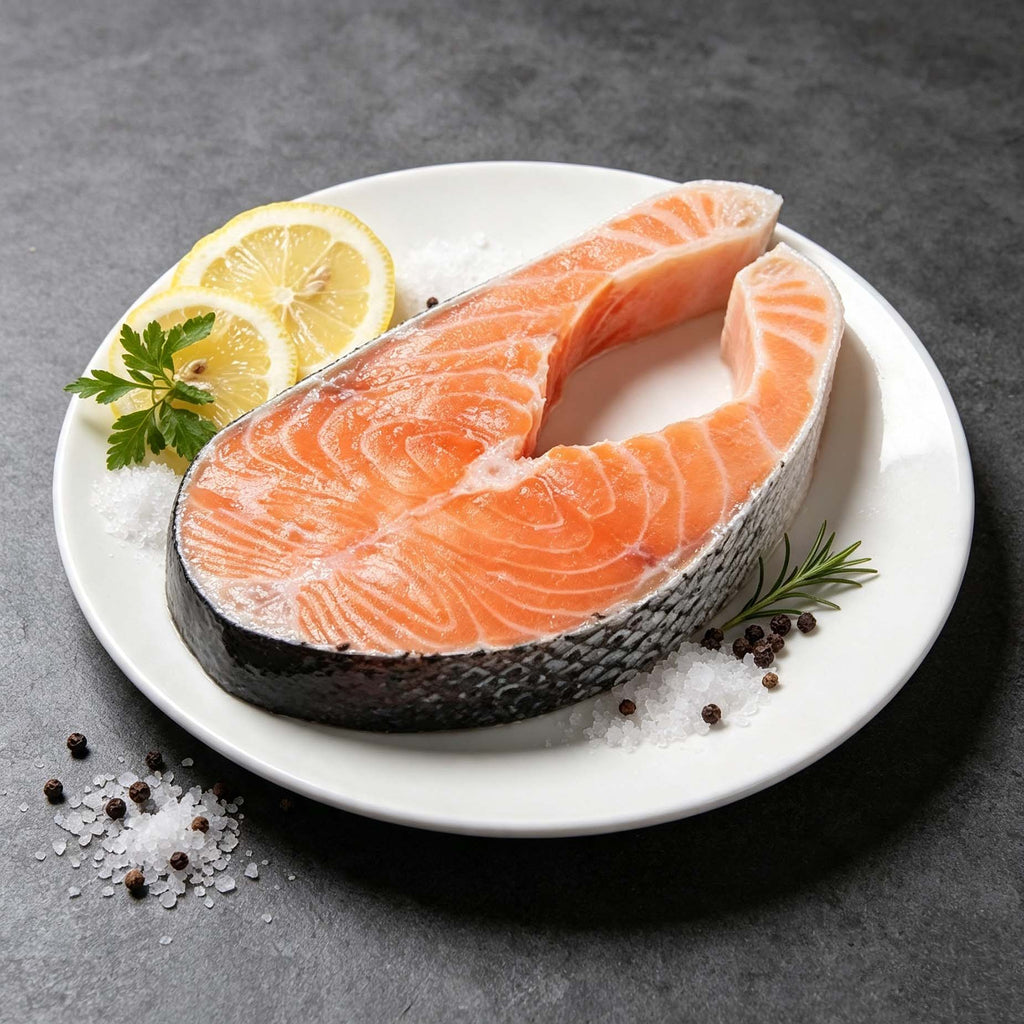 Frozen Salmon Stea